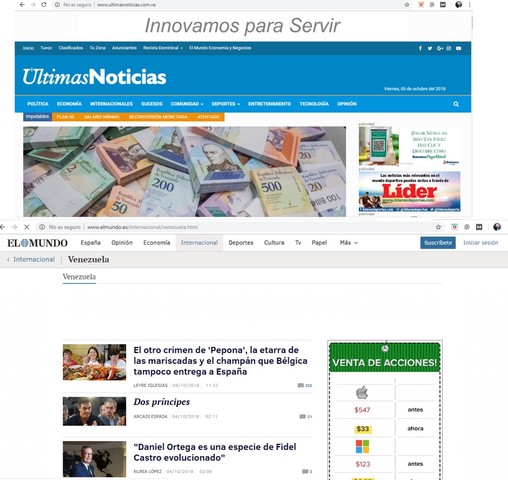 Últimas Noticias y El Mundo