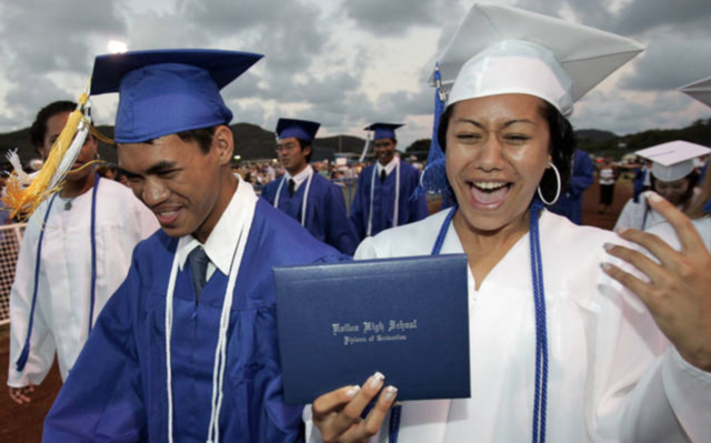 mi padre se graduó de la escuela de west