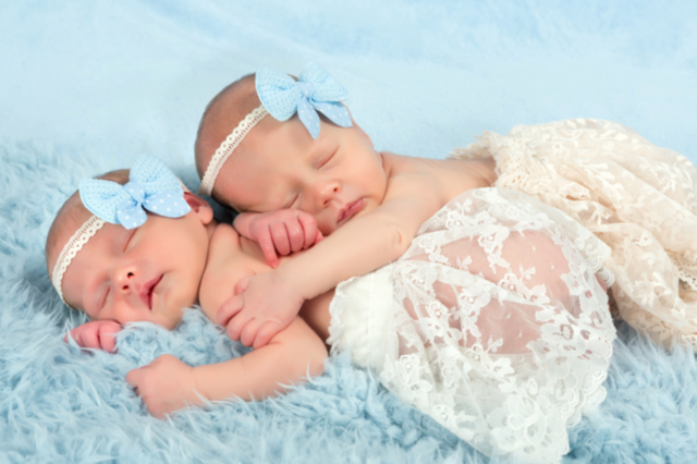 mi hermana y yo nacimos