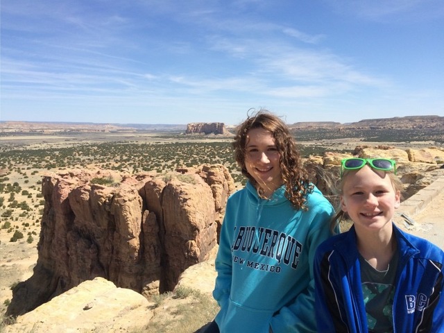 M familia y yo viajamos a New Mexico