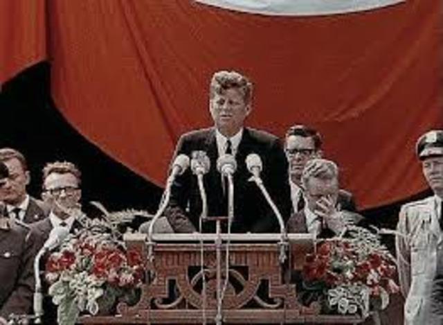 J.F.Kennedy tale i Berlin