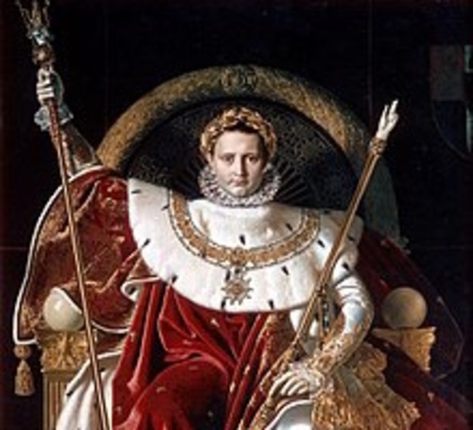 Coronado emperador de los franceses