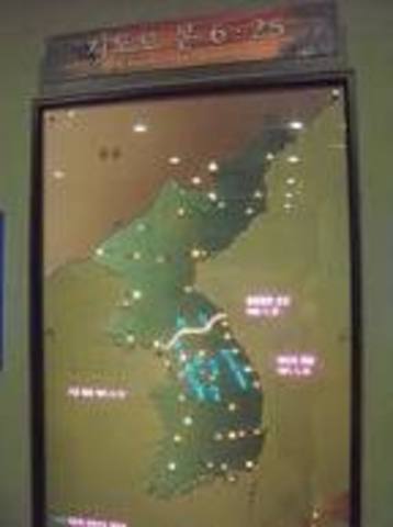 North Korea invades South Korea