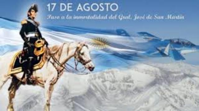 “Paso a la Inmortalidad del General San Martín”