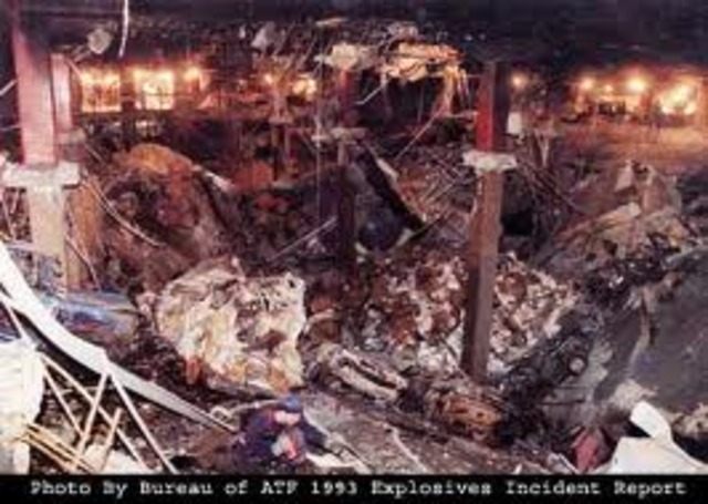 The World Trade Center garage bombed