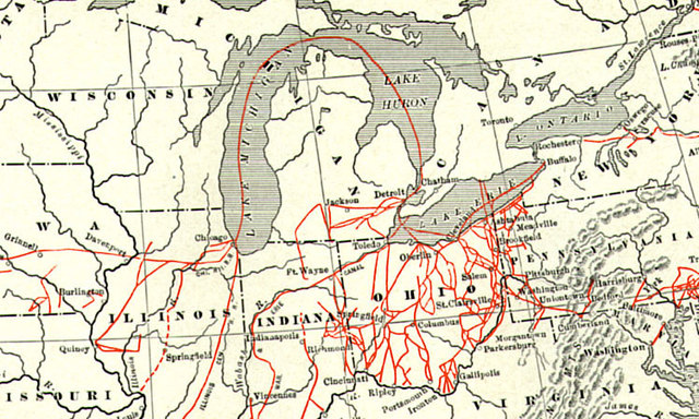 Route from North Carolina to Indiana Established(1820s)