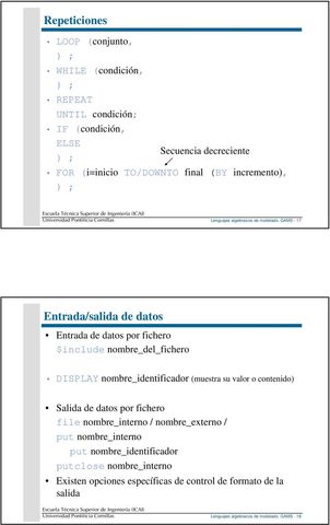 Sistema General de Modelado Algebraico