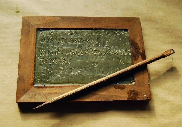 Tablillas de cera (inscrito)