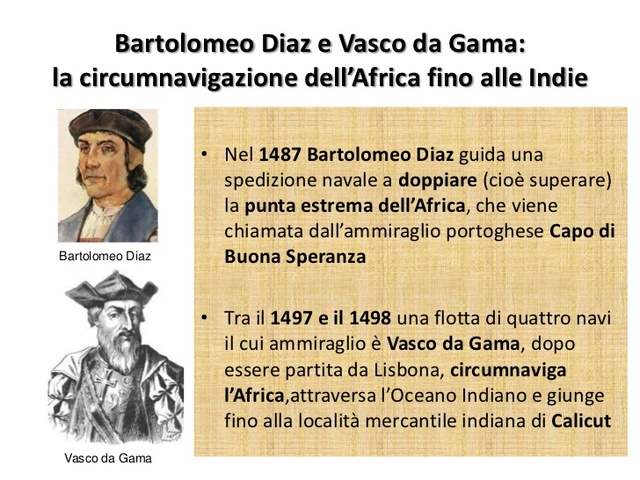 I grandi esploratori portoghesi scoprono l' India