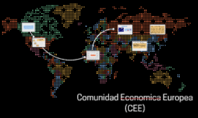 Eliminación de las barreras arancelarias en la Comunidad Económica Europea.