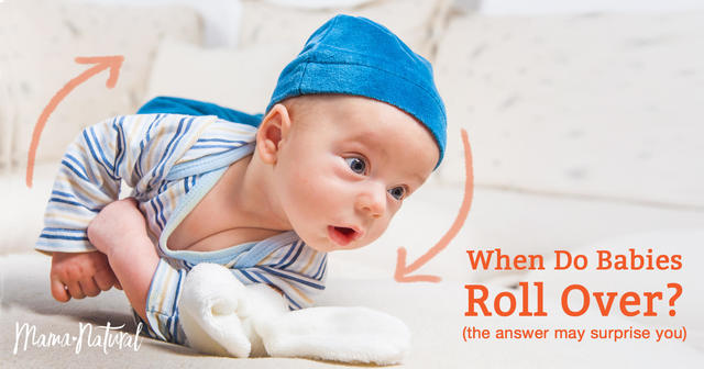 Infant can roll from stomach to back and from back to stomach