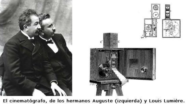 Auguste y Louis Lumiere, jovenes con vocación cientifica.