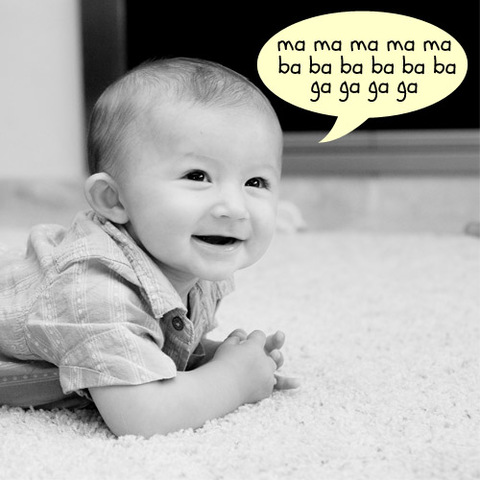 Infant starts babbling instead of cooing