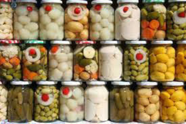 Conservación de alimentos (mediante esterilización y vacío)