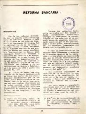 Surge El Decreto No. 158, Ley de Nacionalización de las Instituciones de Crédito y de las Asociaciones de Ahorro y Préstamo