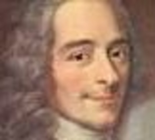 Voltaire (1694-1778):( Voltaire )François Marie Arouet de seudónimo "Voltaire", escritor francés,