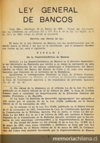 Primera Ley de Bancos