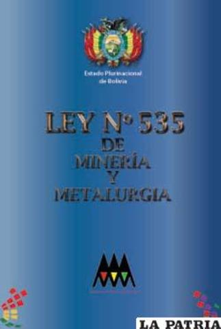 LEY Nº 535