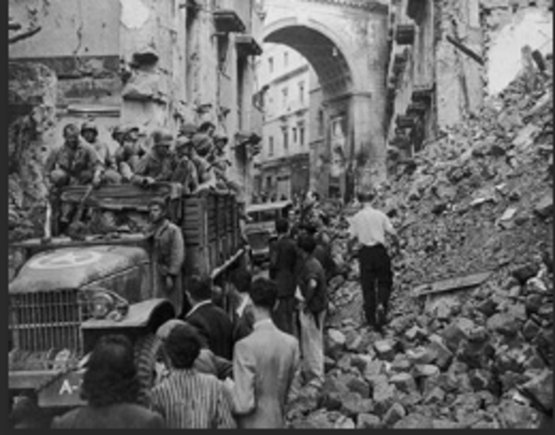 Italy declares war on France and Great Britain