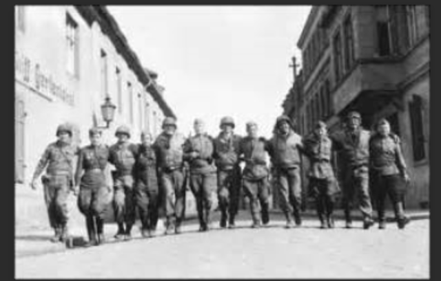 Germans surrender to the Allies in Reims, France