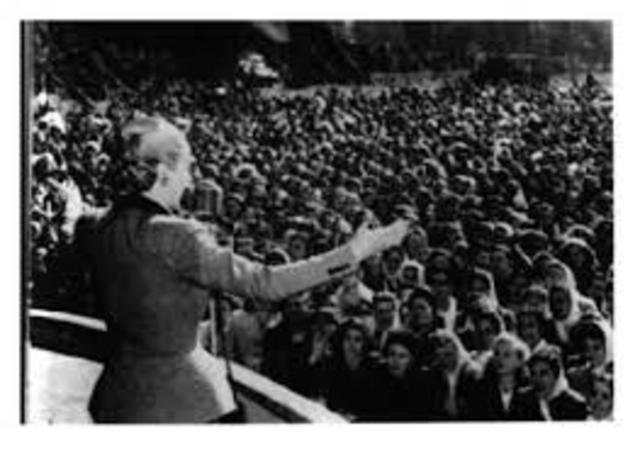 Perón en la Plaza de Mayo