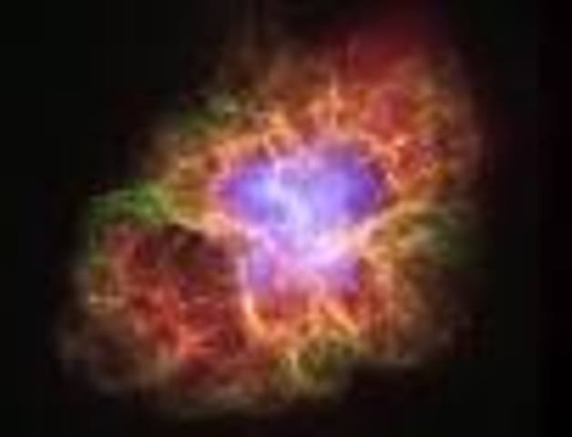1054: Aparece la nebulosa del cangrejo (Crab Nebula)