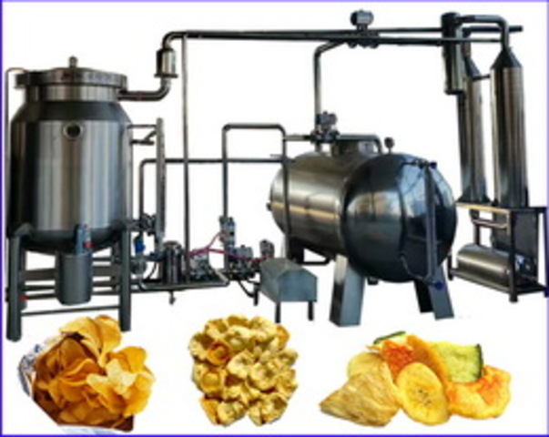 Vacuum Fryer for Fruits and Vegetable Snacks