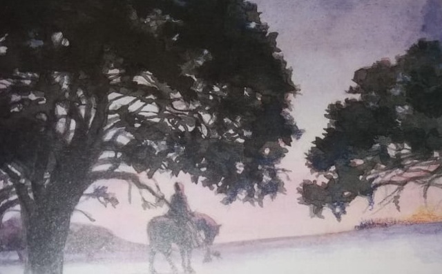 Luego parte hacia Burgos para pedir el perdón de la hija del conde