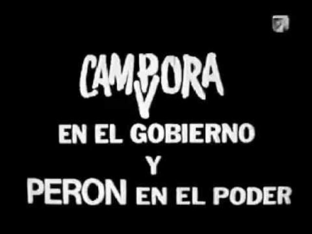 Campora en el gobierno, Perón al poder