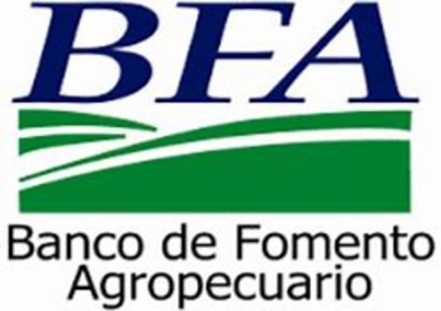Instituciones oficiales que proveían de crédito para el fomento de los sectores.