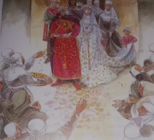 Jimena perdona al cid de decide casarse con el