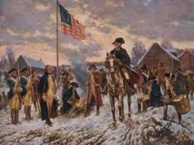 Washington's army at Valley Forge