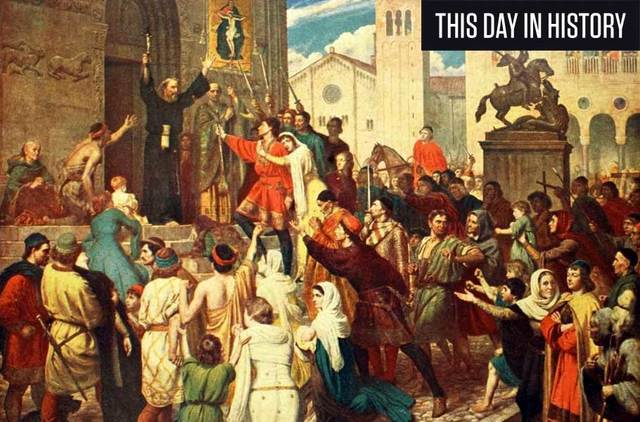 Pope Urban II calls for a Crusade