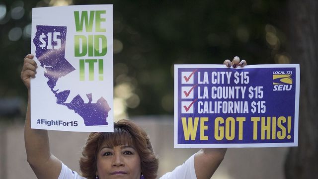 Los Angeles County home-care workers join Service Employees International Union