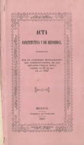 Acta Constitutiva y de Reformas