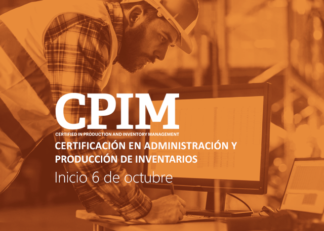 CPIM (Certificado en Administración de la Producción y el Inventario)