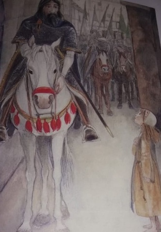 El Cid y su ejército parten de Castilla