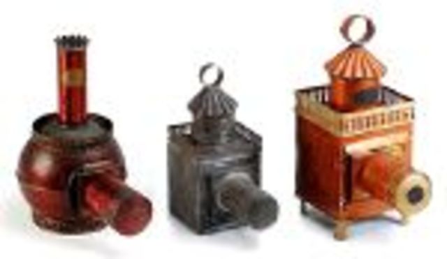 Henry Langdon Child: Utilitzar més d’una llanterna màgica per aconseguir sobreimpressions