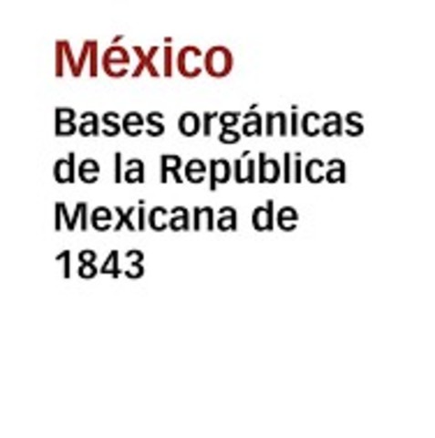 Constitución de 1843