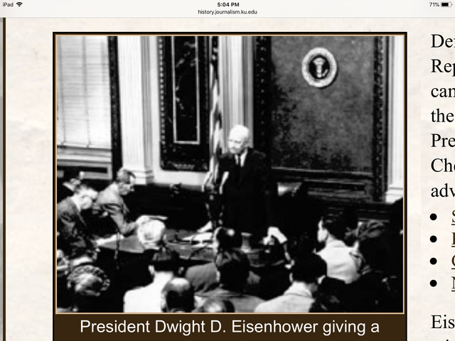 President Eisenhower