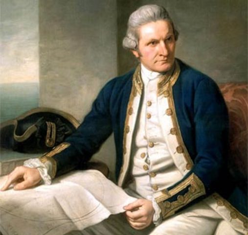 Cook explora Australia y Oceanía