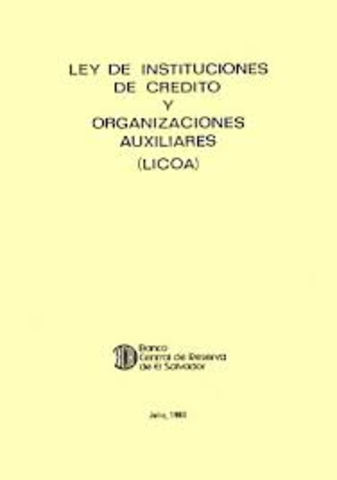 Ley de Instituciones LICOA