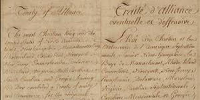 Treaty of Amity and Commerce and the Treaty of Alliance in Paris.
