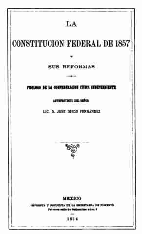 Reformas a la Constitución de 1857