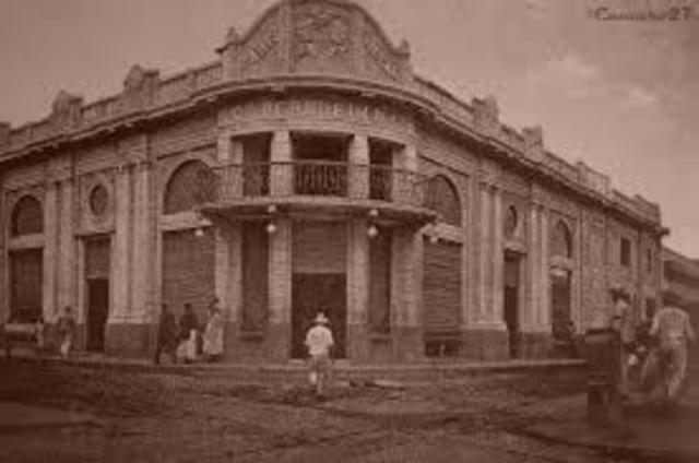 el comienzo del banco de el salvador, el cual cabe destacar privado y emisor de papel moneda