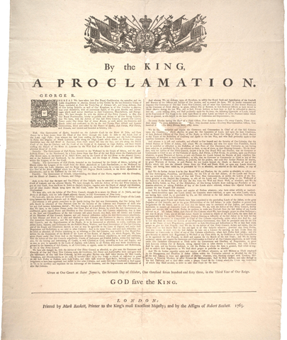 Proclamation of 1763