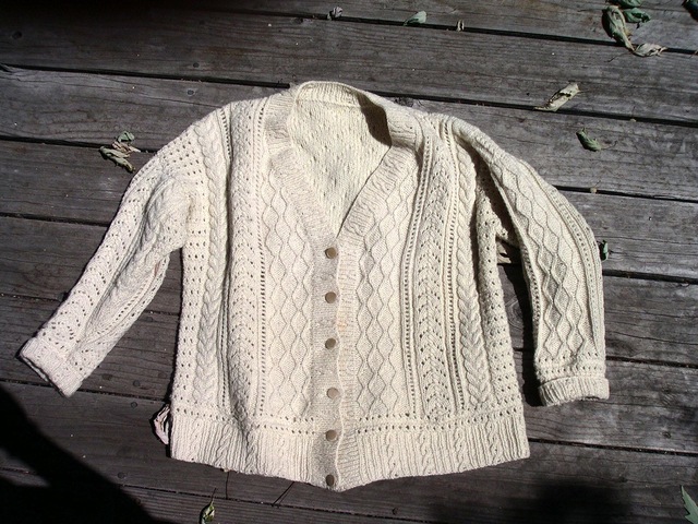 The Ever Popular Irish Fisherman's Sweater