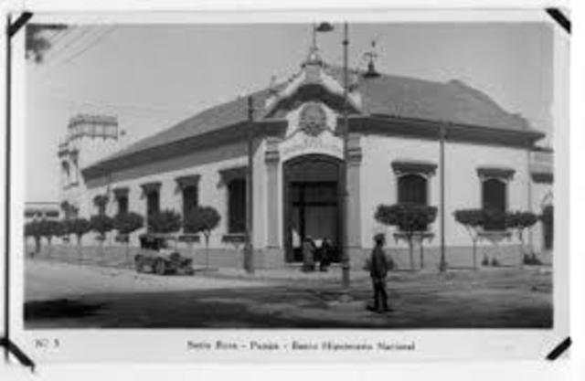 1934: DECRETO LEGISLATIVO QUE CONTIENE LA LEY DEL BANCO HIPOTECARIO DE EL