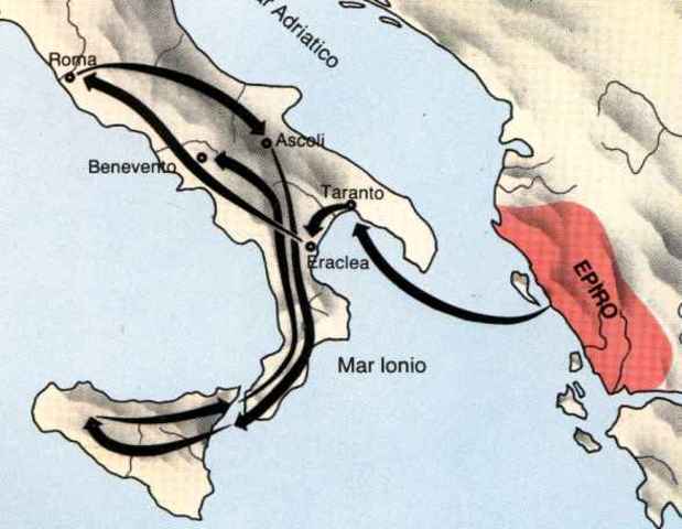 conquesta de la peninsula italica