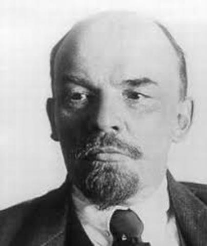 Lenin kommt an die Macht